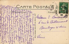 CPA Marseille Le Vieux Pont et Notre Dame de la Garde Bateaux