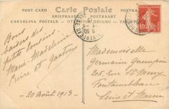 CPA Ploumanach Cotes du Nord Le Gouffre