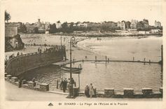 CPA Dinard La Plage de l'Ecluse et la Piscine 