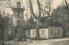 CPA Versailles Hameau de Trianon La Laiterie et la Tour de Trianon La Laiterie et la Tour de Malboro