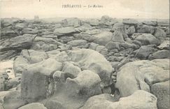 CPA Tregastel Les Rochers 