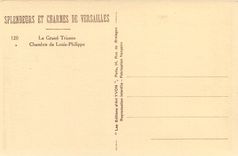 CPA Versailles Le Grand Trianon Chambre de Louis Philippe 