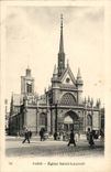 Paris CPA Eglise du Bourget