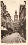CPA Vire Porte de l'Horloge 