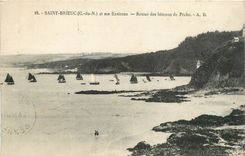 CPA Saint Brieuc C du N et ses Environs Retour des Bateaux de Peche 