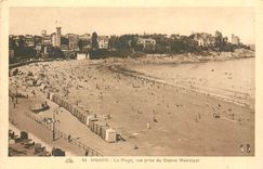 CPA Dinard la Plage vue prise du Casino Municipal 