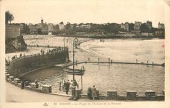 CPA Dinard la plage de l'Ecluse et la piscine 