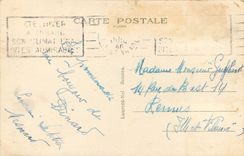 CPA Dinard Debarcadere a basse mer en face Saint Malo Bateau