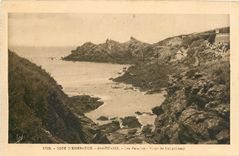 CPA Cote d'Emeraude St Lunaire plage de Longchemp 
