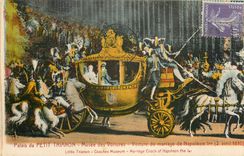 CPA Palais du Petit Trianon Musee des voitures Voiture de mariage de Napoleon 1er 2 avril 1810 