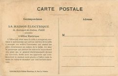 CPA La Maison Electrique Rue le peletier Paris l'Office Electrique 