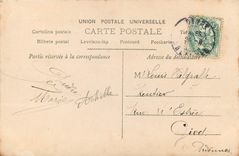 CPA Allo Bonne Fete Homme