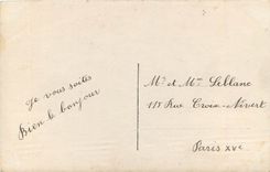 CPA 1er Avril je vous envoie ce beau poisson mais devinez qui je suis 