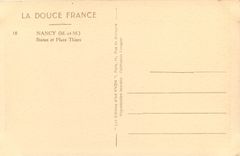 CPA La Douce France Nancy M et M statue et place Thiers 