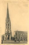 CPA Bordeaux la tour Saint Michel et l'Eglise 