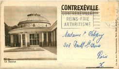 CPA La Source et les Galeries Contrexeville