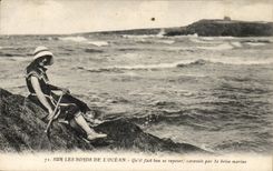 On the edges of ocean CPA qu it is good to rest caressee by the marine breeze