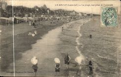Baule CPA the beach seen from of L pier