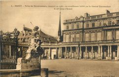 CPA Nancy palais de Gouvernement construit en 1760 est actuellement habite par le General Commandant