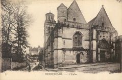 CPA Pierrefonds l'eglise 