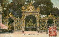 CPA Nancy la fontaine d'Amphitrite 