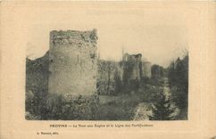 CPA Provins la tour aux Engins et la Ligne des Fortifications 