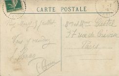 CPA Cantal Puy Mary pris de la Route au Pas de Payrol Chevre Bouc