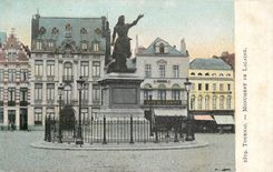 CPA Tournai Monument de Lalaing 