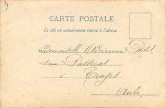 CPA Route de Montanvert et l'Aiguille du Dru 