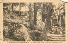 CPA Monastere de Ste Marie de la Pierre qui Vire Yonne la vierge du Chemin de Croix 
