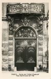 CPA Paris porte de l'hotel Chenizot rue Saint Louis en l'ile 