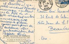 CPA Comite national de l'Enfance un groupe de Gazelles de l'Inde parc zoologique du bois de Vincenne