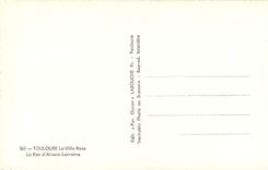 CPM Toulouse la ville rose la rue d'Alsace Lorraine 