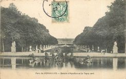 CPA Parc de Versailles bassin d'Apollon et le Tapis vert 