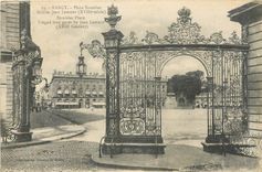CPA Nancy Place Stanislas Grilles Jean Lamour XVIII siecle 
