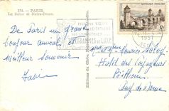 CPM Paris la Scene et Notre Dame 