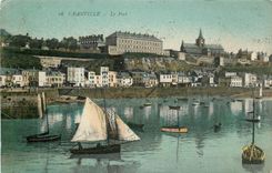 CPA Granville Le Port Bateaux