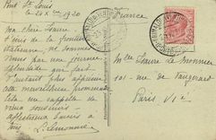 CPA Menton Pont St Louis Frontiere Italienne