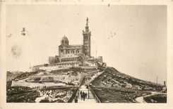 CPA Marseille La Vierge de la Garde 