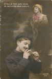 CPA A vous je reve sans cesse Je vous envoie douce caresse Militaria Cigarette Tabac
