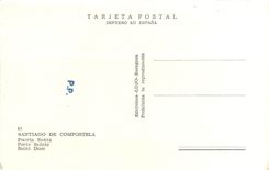 CPA Santiago de Compostela Porte Sainte 