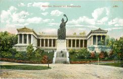 CPA Munchen Bavaria mit Ruhmeshalle 