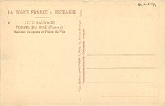 CPA Pointe du Raz Finestere - Baie des Trepasses et Pointe du Van