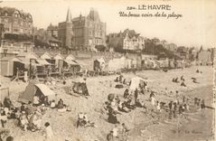 CPA Le Havre  -  un Beau coin de la Plage