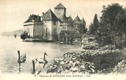 CPA Château de Chillon cote sud-est
