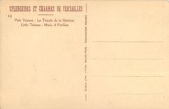 CPA Petit Trianon - le temple de la musique