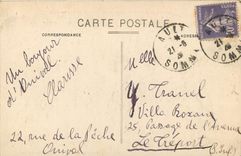 CPA Onival Somme - la plage et les falaises vers le Treport