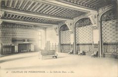 CPA Château de Pierrefonds - la salle des Ducs