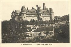 CPA Pierrefonds Le château Cote Ouest