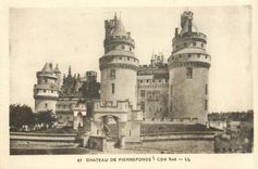 CPA Pierrefonds Le château Cote Sud